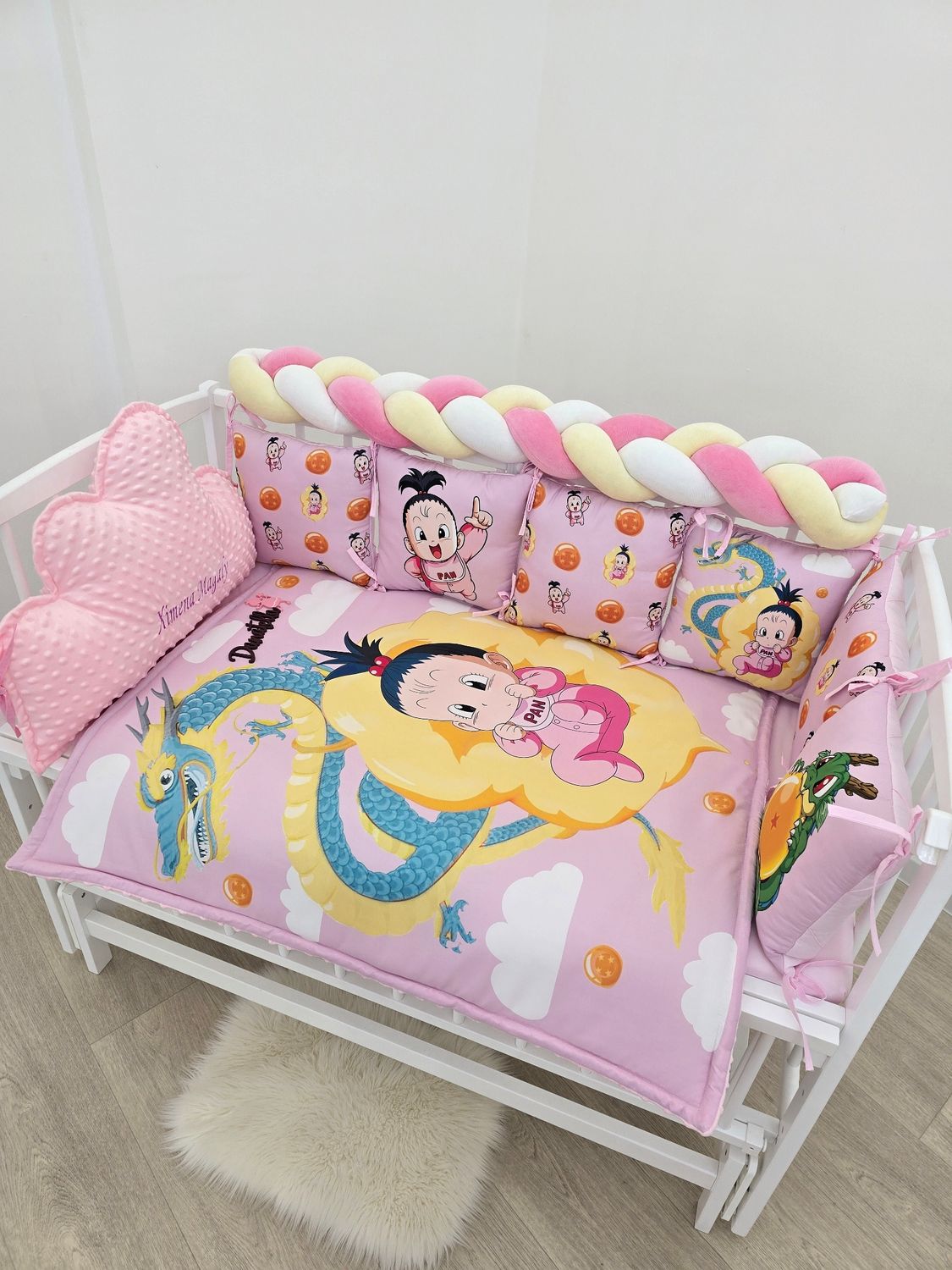 Kit Paracolpi Premium Dragon Ball Rosa