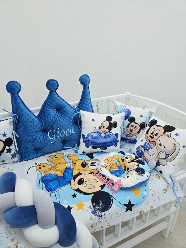 Kit Paracolpi Premium Mickey Blu