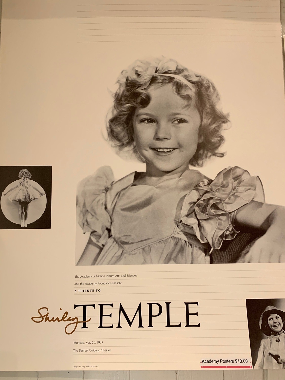 Academy Poster - Shirley Temple