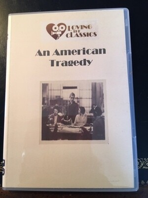 An American Tragedy - 1931 -- DVD An American Tragedy - 1931 -- DVD