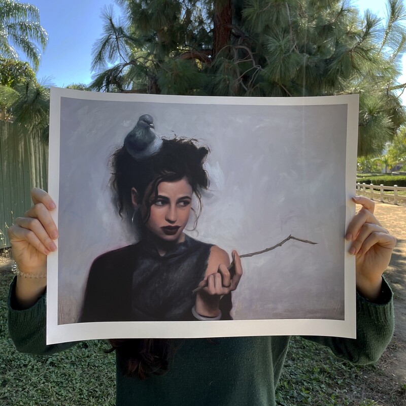 &quot;PERCHED&quot; LIMITED EDITION PRINT