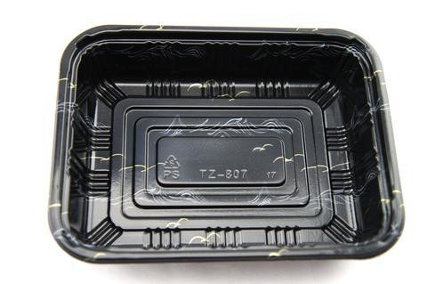#807 SUSHI SQUARE CONTAINER 6.5&quot;x4.9&quot; QTY 550