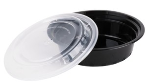 OC718 PLASTIC MICROWAVABLE TOGO ROUND CONTAINER (16OZ) QTY 150