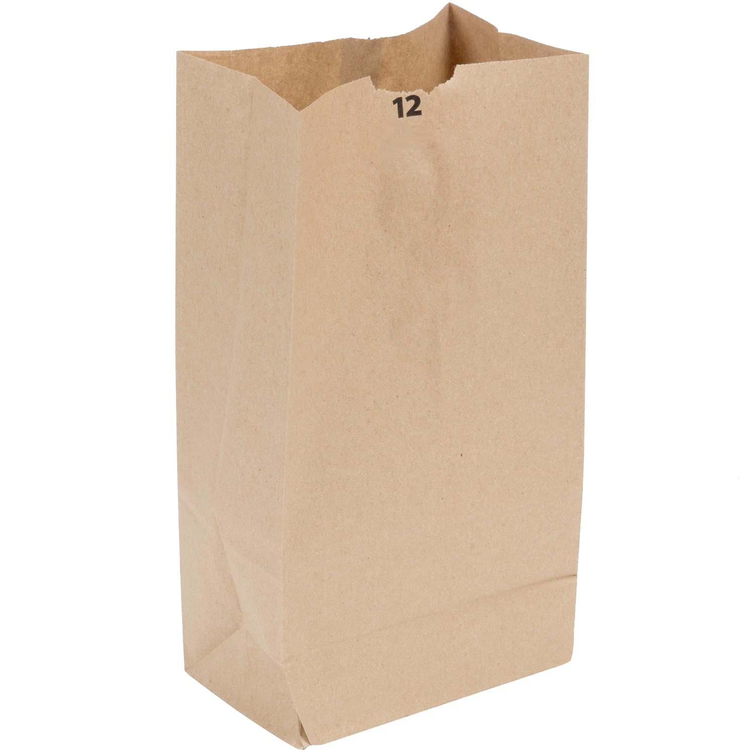12# PAPER GROCERY BAG (7&quot;X4.43&quot;X13.75&quot;) QTY400