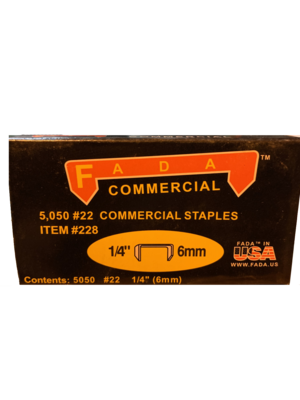OTHERS - NUMBER 22 STAPLES 1/4INCH 6MM QTY 5,050 X 80 BOX CASE