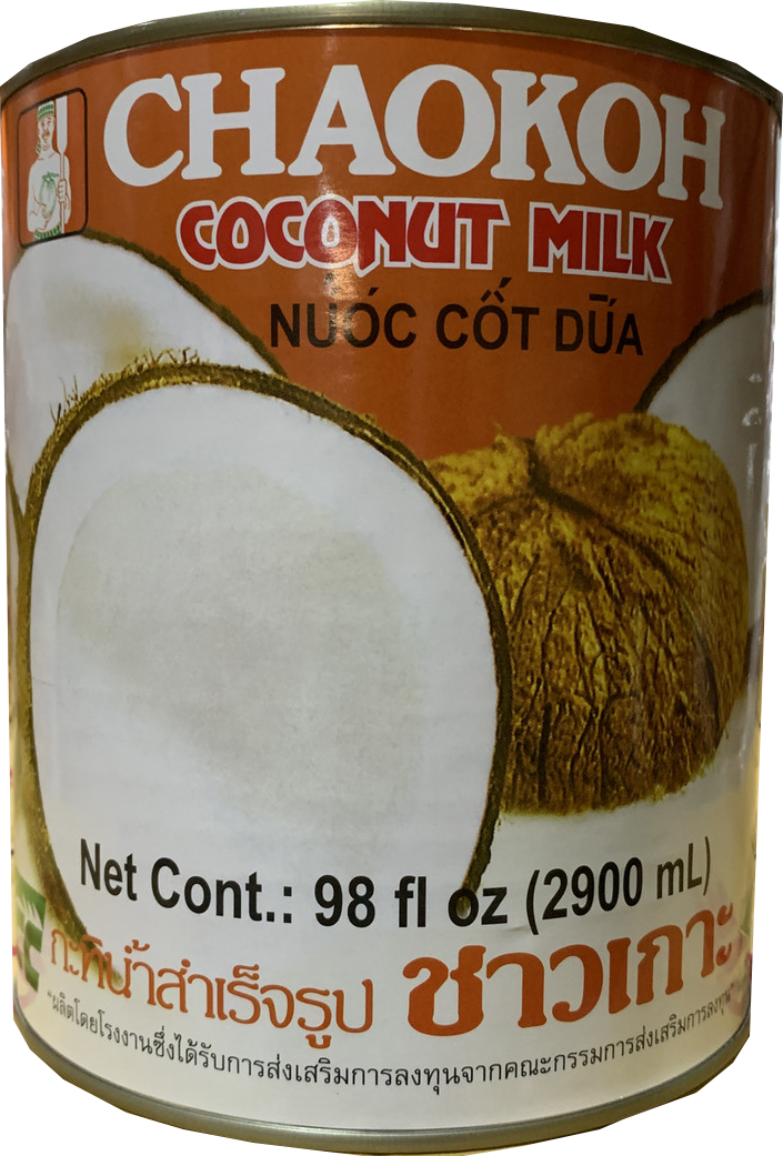 CHAOKOH COCONUT MILK CAN 6 X 98OZ/CASE