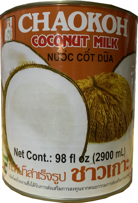 CHAOKOH COCONUT MILK CAN 6 X 98OZ/CASE
