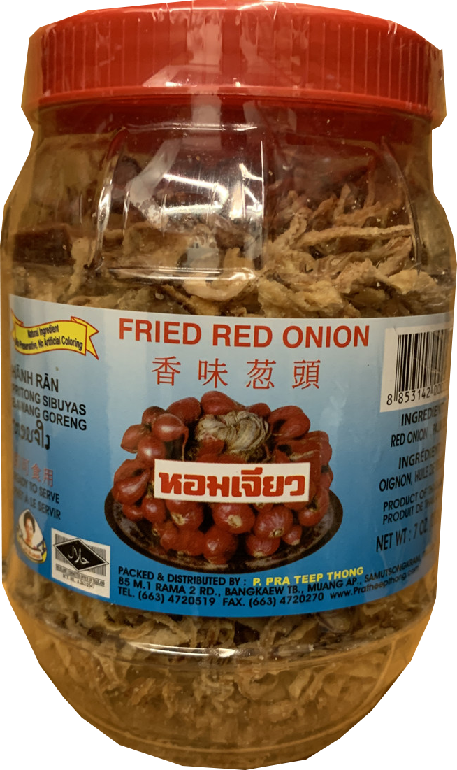 P. PRATEEP BRAND FRIED ONION SEASONING 7OZ/BOTTLE *UNIT*