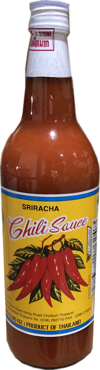 SHARK SRIRACHA CHILI SAUCE (MEDIUM) 12X25OZ/CASE