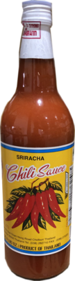 SHARK SRIRACHA CHILI SAUCE (MEDIUM) 12X25OZ/CASE