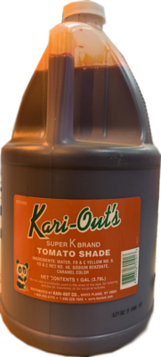 TOMATO COLOR BOTTLE 4X1GAL