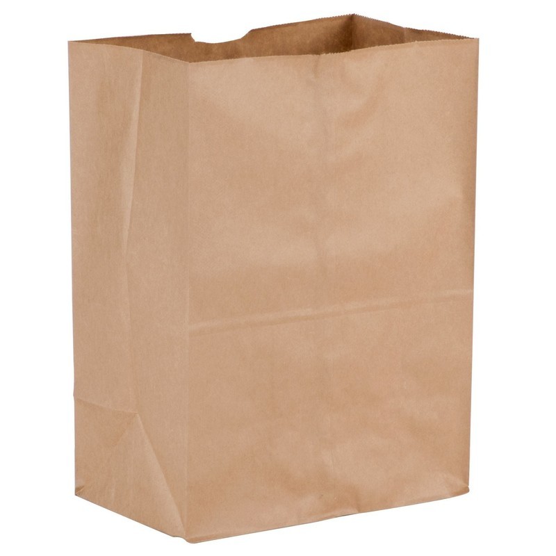 1/6# PAPER GROCERY BAG (12"X7"X17") QTY400