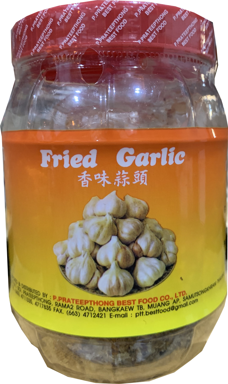P.PRATEEP BRAND FRIED GARLIC SEASONING 24 X 7OZ/CASE