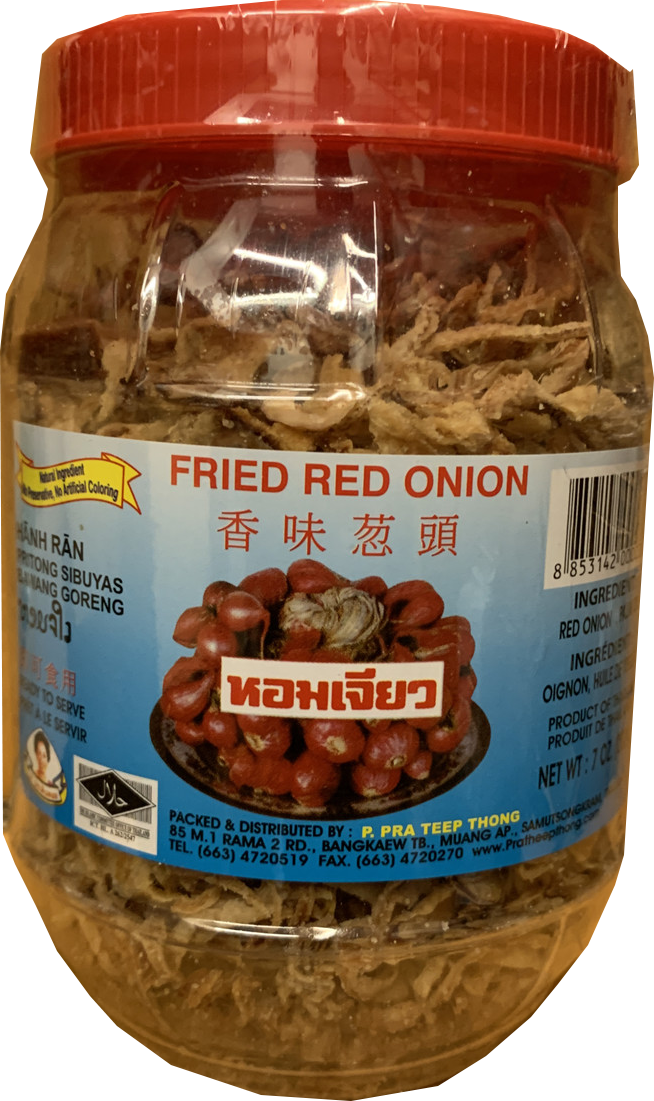 P. PRATEEP BRAND FRIED ONION SEASONING 24 X 7OZ/CASE