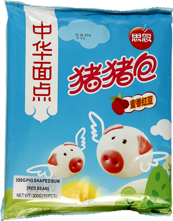FROZEN- RED BEAN BUN PIGGY  16X300G