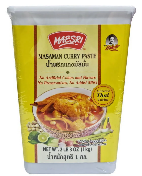 MAE SRI BRAND MASAMAN CURRY PASTE 6 X 2LBS3OZ/CASE  *LARGE*
