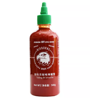 AIRBORNE SRIRACHA HOT CHILI SAUCE 12X820G/CASE