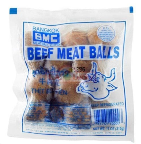 BANGKOK BMC FRESH BEEF MEAT BALLS 10OZ/BAG