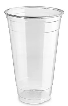 OUT 20OZ PET CLEAR CUP WITH LID - QTY 1,000