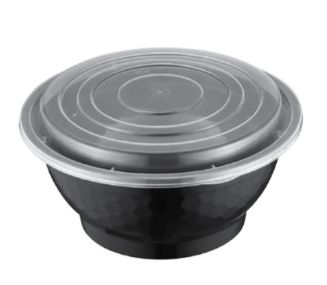E-36 PLASTIC MICROWAVABLE ROUND BOWL (36OZ) QTY 150