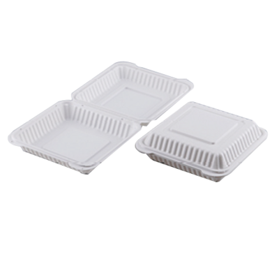EP-91 DISPOSABLE PLASTIC LUNCH BOX WITH 1 COMPARTMENT (9&quot;X9&quot;X2.7&quot;) 150CT/CASE