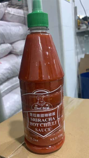 CHEF BEST BRAND SRIRACHA CHILI HOT SAUCE 12X25.2OZ/CASE