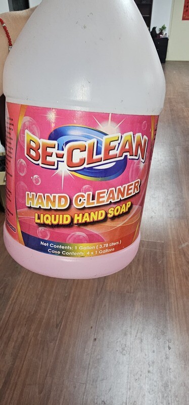 BE-CLEAN HAND CLEANER LIQUID HAND SOAP 4X1GL/CASE