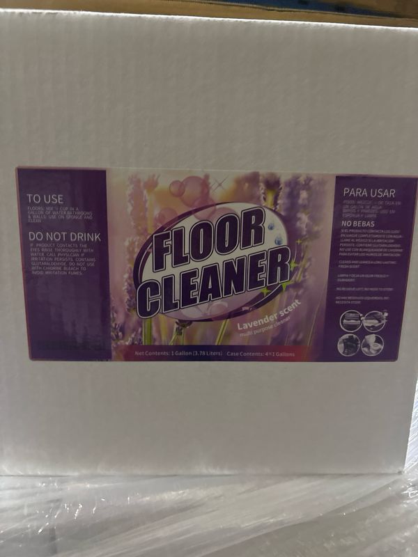 BE-CLEAN FLOOR CLEANER LIQUID LAVENDER SCENT 4X1GL/CASE