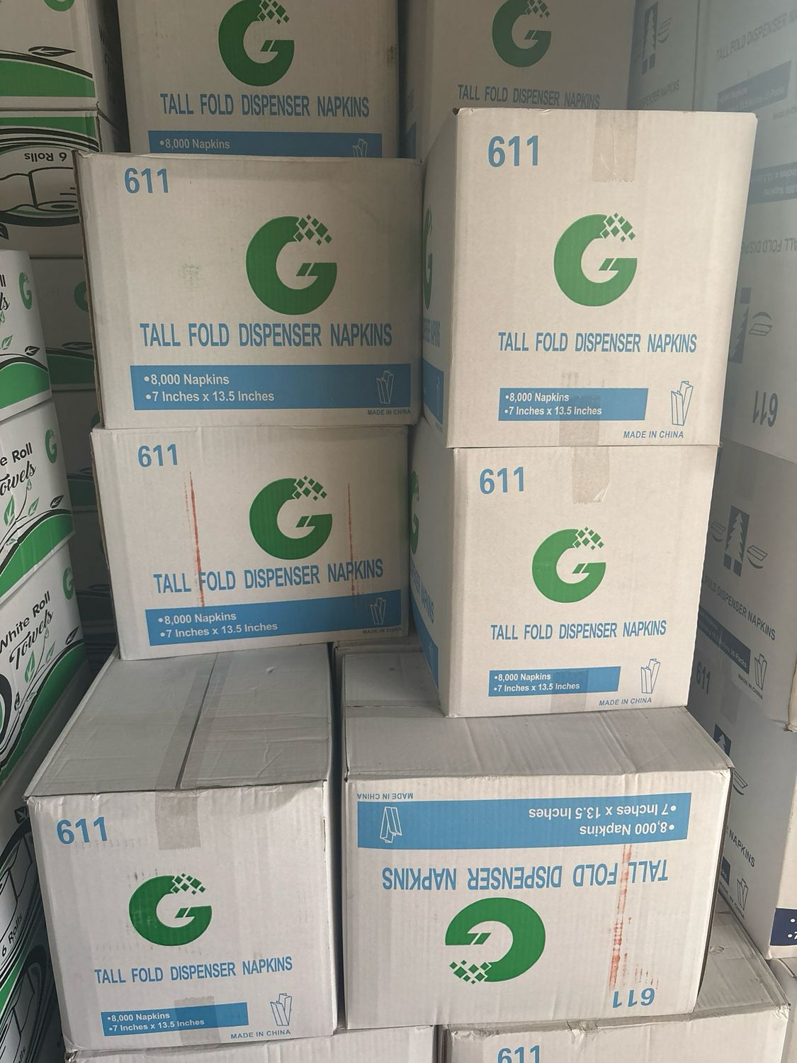 FH INTERFOLD NAPKINS QTY 6,000