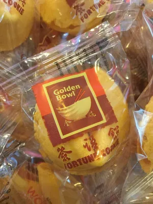 FREE GOLDEN BOWL BRAND FORTUNE COOKIES 350PCS/CASE