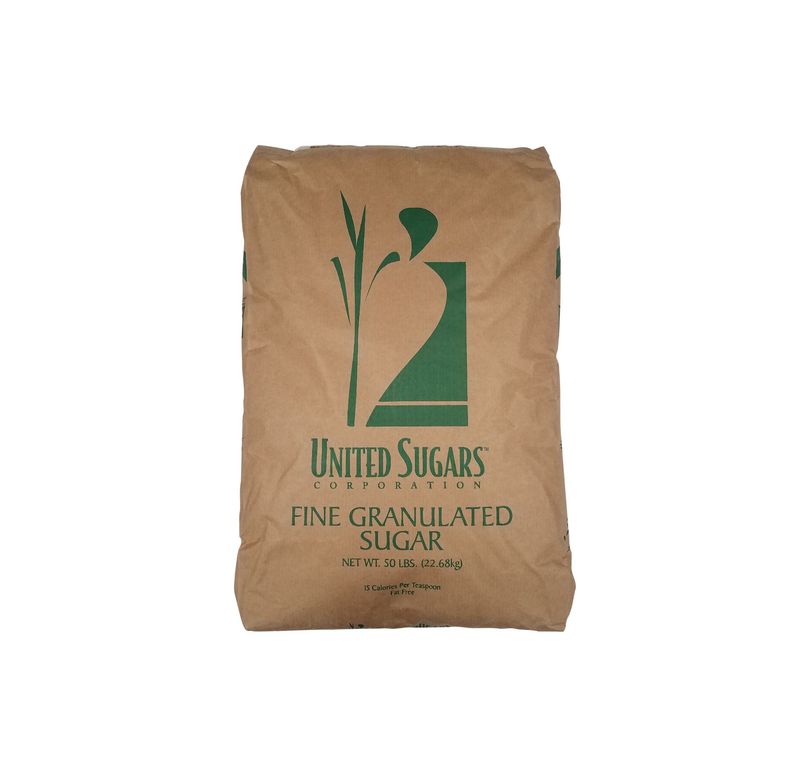 UNITED WHITE SUGAR 50LB/BAG