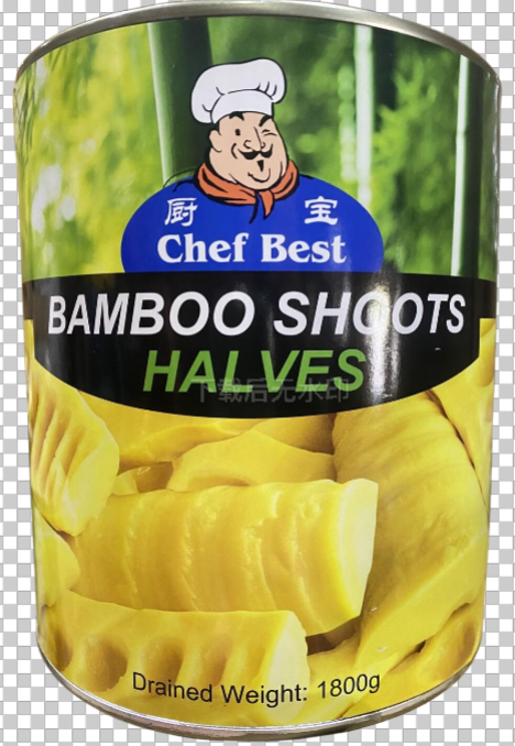 CHEF BEST BRAND BAMBOO SHOOT HALVES 6X104OZ/CASE