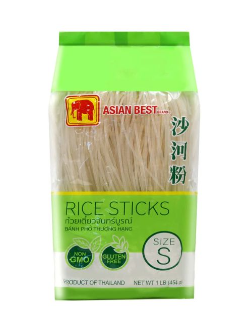 NOODLE-ASIAN BEST RICE STICK NOODLES 2MM - 30X1LB/CASE
