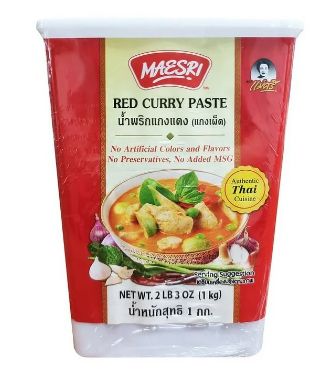 MAE SRI BRAND RED CURRY PASTE 6X2LB3OZ /CASE *LARGE*