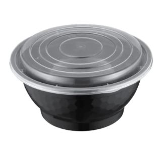 E-36 PLASTIC MICROWAVABLE ROUND BOWL (36OZ) QTY 150