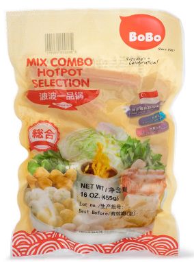 OUT BOBO BRAND MIX COMBO HOTPOT SELECTION 16OZ *** UNIT ***​