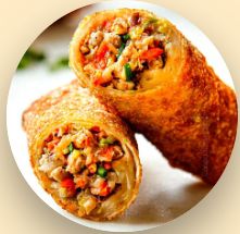 FOODIE J CHICKEN AND VEGETABLE EGG ROLL (3OZ) - 60PCS/CASE