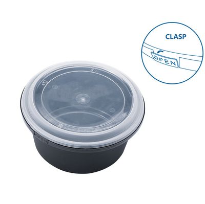 CLASP CONTAINER WITH LID 44OZ QTY150- MY702
