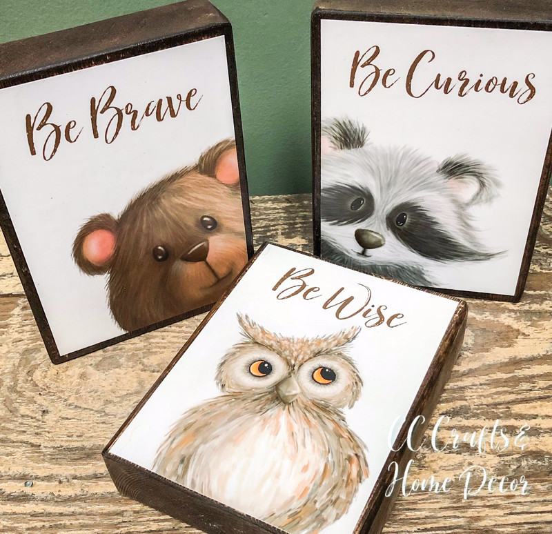 Be Brave Bear Shelf Sitter
