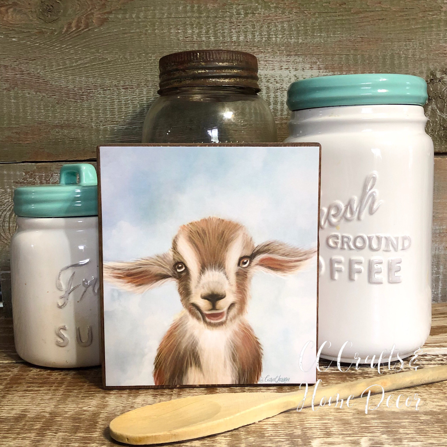 Edna The Goat Shelf Sitter