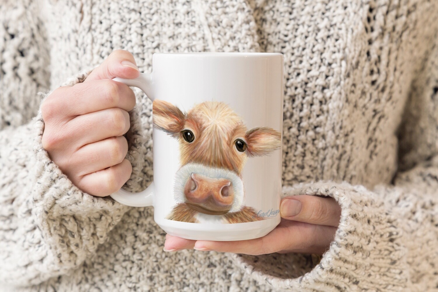 Cow Good Moo-rning Ceramic Mug  11oz and 15oz sizes