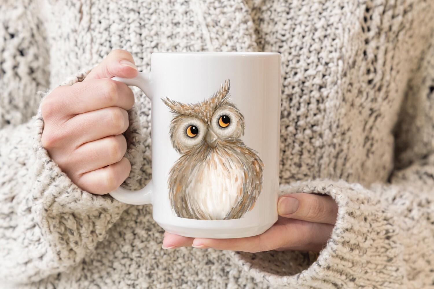 Owl - Be Wise Ceramic Mug  11oz an 15oz sizes