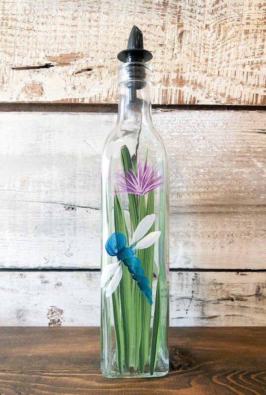 Hand Painted Everything Bottle - Dragonfly