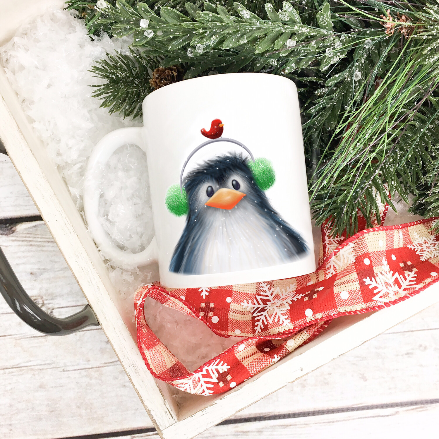 Penguin -  Chill Out Ceramic Mug 11oz an 15oz sizes
