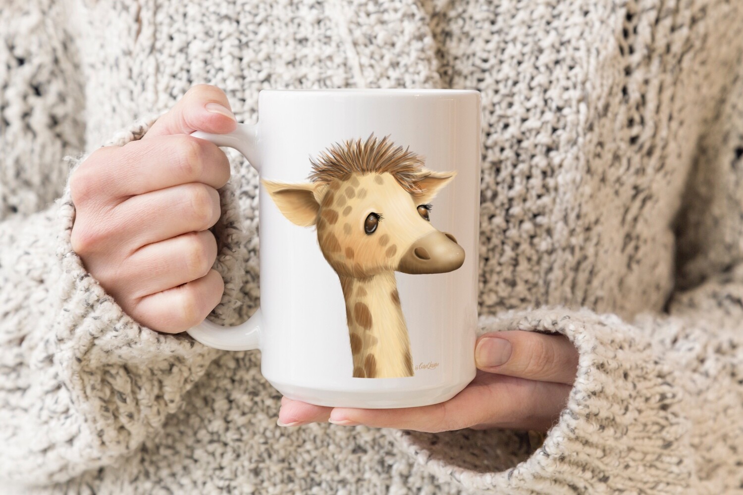 Giraffe - Be Strong Ceramic Mug  11oz an 15oz sizes