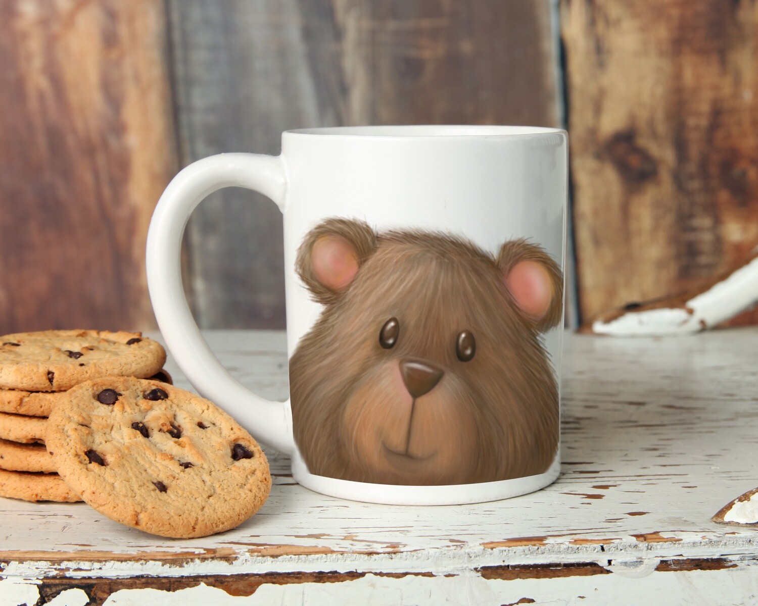 Bear - Be Brave Ceramic Mug 11 and 15oz sizes