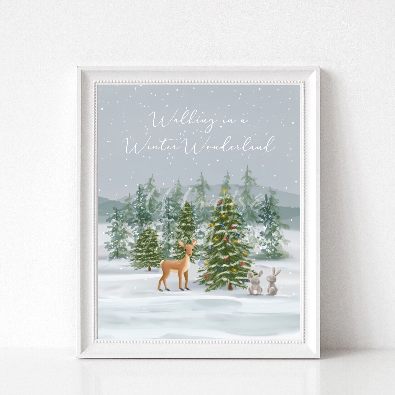 Walking In A Winter Wonderland Art Print