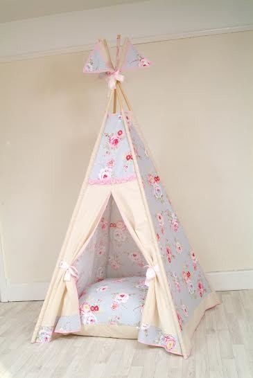 Vintage Shabby Chic Kids Teepee