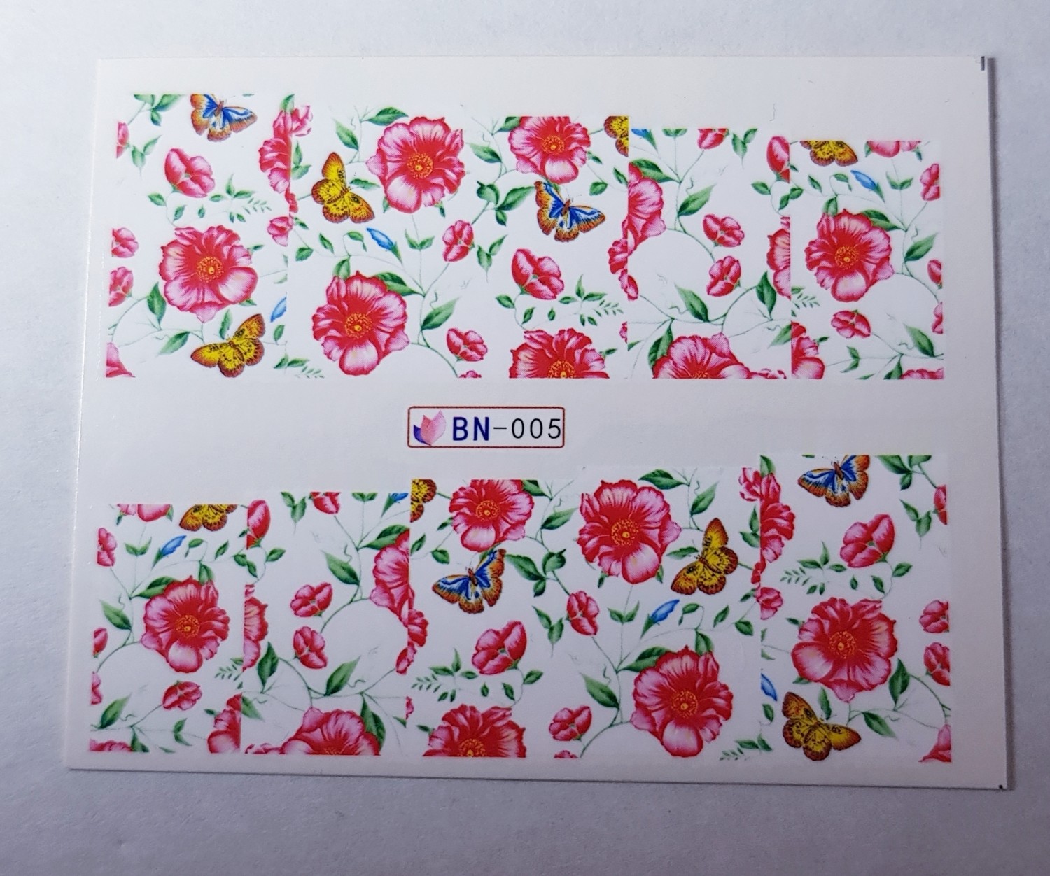 Nail Transfers Butterflys n Flowers