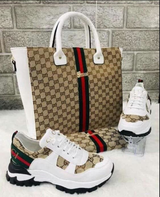 gucci shoes and purse